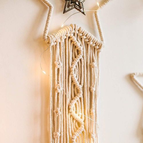  Brand: LucaSng LucaSng 1pc Dream Catcher Macrame Wall Hanging Maiden Room Bedroom Romantic Decoration for Wall Hanging Home Decor Ornaments Crafts