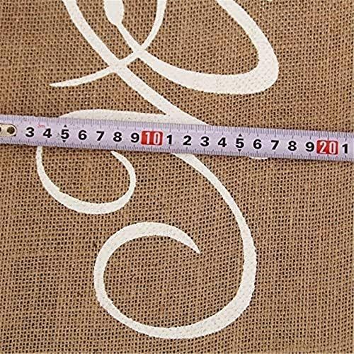  Brand: LucaSng LucaSng Mr & Mrs Chair Banner Set Wedding Decoration 1 Set of 2 Jute Sheets Mr. & Mrs Jute Chair Sign Garland Rustic Party Decoration