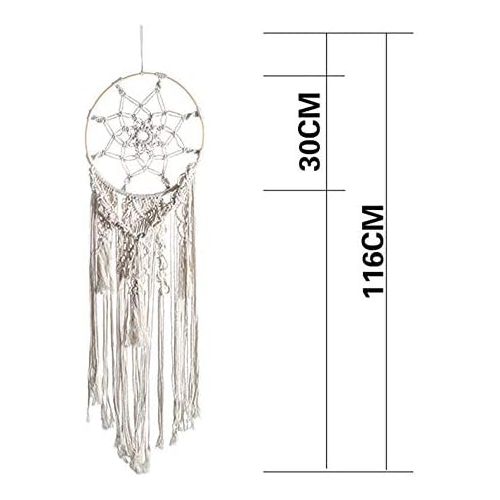  Brand: LucaSng LucaSng Handmade Dream Catcher Wall Hanging with Tassel, Dream Catcher for Bedroom Children Boys Girls Room Party Decoration Macrame Wall Hanging