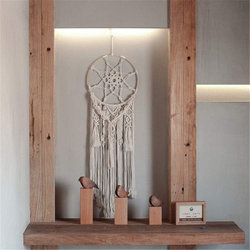  Brand: LucaSng LucaSng Handmade Dream Catcher Wall Hanging with Tassel, Dream Catcher for Bedroom Children Boys Girls Room Party Decoration Macrame Wall Hanging