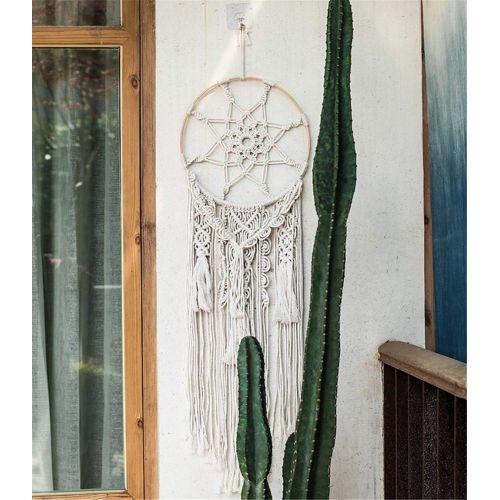  Brand: LucaSng LucaSng Handmade Dream Catcher Wall Hanging with Tassel, Dream Catcher for Bedroom Children Boys Girls Room Party Decoration Macrame Wall Hanging