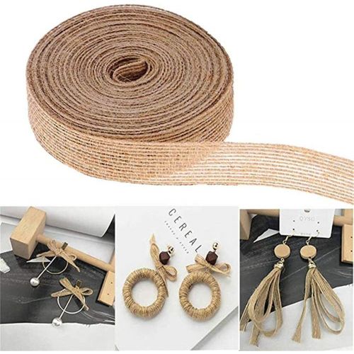  Brand: LucaSng LucaSng Natural Jute Ribbon 30 Metres Vintage Gift Ribbon for Sewing DIY Crafts Gifts Wedding Party Christmas Decoration