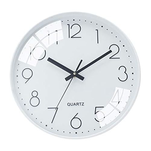  Brand: LucaSng LucaSng Modern Wall Clock 30 cm Quartz Silent Silent Wall Clock with Metal Frame Wall Colck for Living Room Childrens Bedroom Office