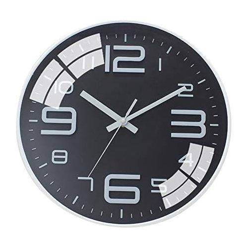  Brand: LucaSng LucaSng 12-Inch Wall Clock Quartz Silent Wall Clock Home Decor 30 cm Modern Quartz Kitchen Wall Clock for Living Room Bedroom