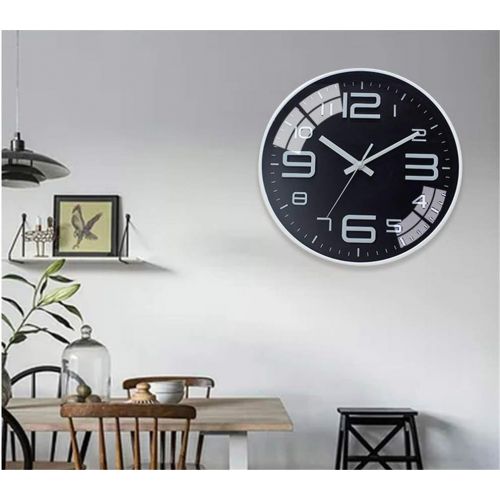  Brand: LucaSng LucaSng 12-Inch Wall Clock Quartz Silent Wall Clock Home Decor 30 cm Modern Quartz Kitchen Wall Clock for Living Room Bedroom