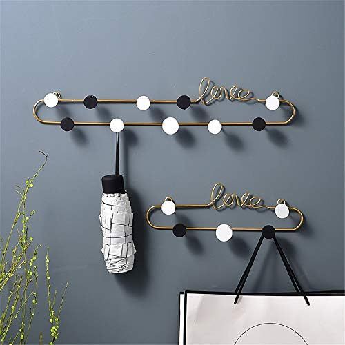  Brand: LucaSng LucaSng Iron Hook Rack Coat Hook Wall Rack Towel Rack Wall Hook Multi-Purpose Hooks