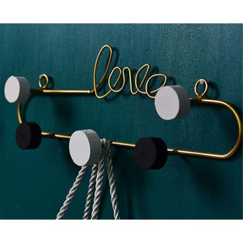  Brand: LucaSng LucaSng Iron Hook Rack Coat Hook Wall Rack Towel Rack Wall Hook Multi-Purpose Hooks