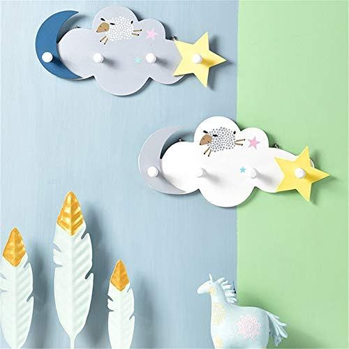  Brand: LucaSng LucaSng Childrens Coat Rack with 4 Hooks, Wall Hooks, Coat Hooks, Wall Hooks, Children’s Furniture, Coat Hooks, Childrens Room, Size approx. : 34 x 16 x 1.3 cm