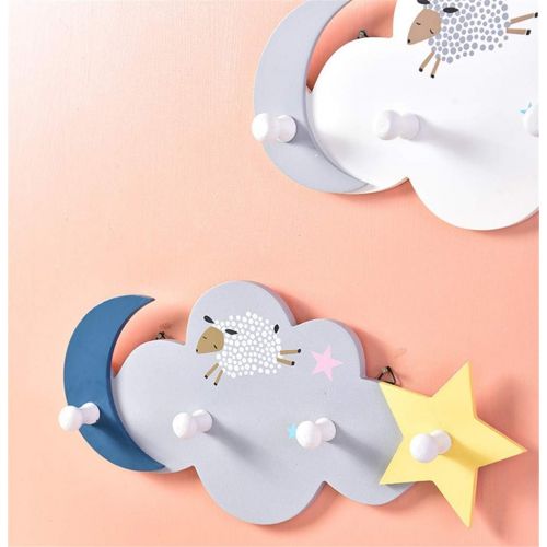  Brand: LucaSng LucaSng Childrens Coat Rack with 4 Hooks, Wall Hooks, Coat Hooks, Wall Hooks, Children’s Furniture, Coat Hooks, Childrens Room, Size approx. : 34 x 16 x 1.3 cm