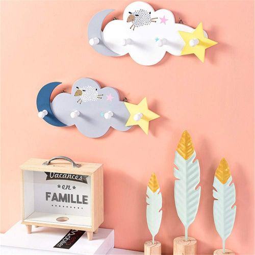  Brand: LucaSng LucaSng Childrens Coat Rack with 4 Hooks, Wall Hooks, Coat Hooks, Wall Hooks, Children’s Furniture, Coat Hooks, Childrens Room, Size approx. : 34 x 16 x 1.3 cm
