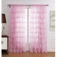 Brand: LucaSng LucaSng Curtain Voile Decorative Curtain Transparent Window Curtain for Living Room Set of 1