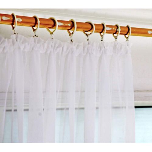  Brand: LucaSng LucaSng Curtain Voile Decorative Curtain Transparent Window Curtain for Living Room Set of 1