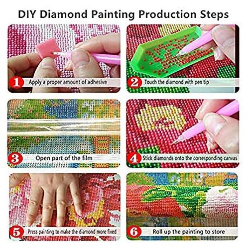  Brand: LucaSng LucaSng DIY 5D Diamond Painting DIY Crystal Rhinestone Embroidery Diamond Handmade Cross Stitch Wall Decoration, 180x70cm