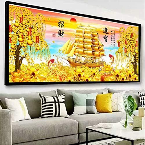  Brand: LucaSng LucaSng DIY 5D Diamond Painting DIY Crystal Rhinestone Embroidery Diamond Handmade Cross Stitch Wall Decoration, 180x70cm