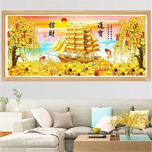  Brand: LucaSng LucaSng DIY 5D Diamond Painting DIY Crystal Rhinestone Embroidery Diamond Handmade Cross Stitch Wall Decoration, 180x70cm