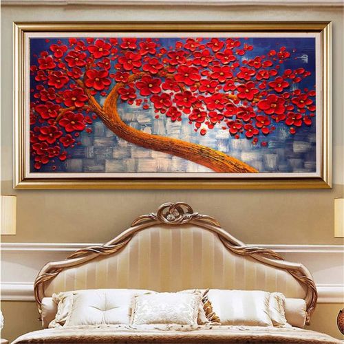  Brand: LucaSng LucaSng DIY Diamond Painting Kit, 5D Full Drill Rhinestone Pictures Handmade Adhesive Picture Embroidery Painting Wall Decoration, 180 x 70 cm