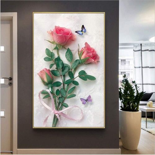  Brand: LucaSng LucaSng DIY 5D Diamond Painting, Crystal Rhinestone Diamond Painting Art Crafts for Home Wall Decor