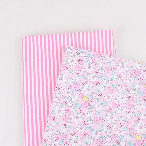  Brand: LucaSng LucaSng Pack of 6 Quilting Fabric Bundles Colourful Cotton Fabric for Quilting Sewing Patchwork, 50*40CM