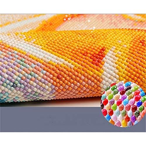  Brand: LucaSng LucaSng 5D Diamond Painting Kit Full Living Room Wall Decoration Handmade Adhesive Picture With, 150x70cm