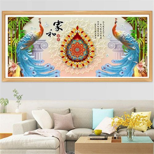  Brand: LucaSng LucaSng 5D Diamond Painting Kit Full Living Room Wall Decoration Handmade Adhesive Picture With, 150x70cm