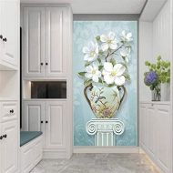 Brand: LucaSng LucaSng DIY 5D Diamond Embroidery Painting Blue Vases Magnolia Flower Round Diamond Painting Embroidery Kit Paint with Diamonds