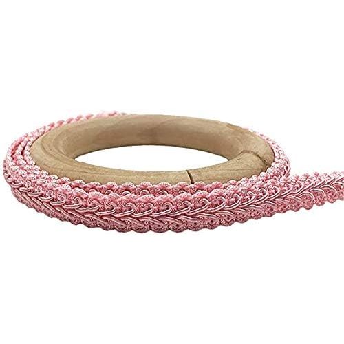  Brand: LucaSng LucaSng 12 mm Wide 25 Metre Border Tape Braided Gimp Trim Decorative Fabric Ribbon for Wedding Birthday Party Decoration DIY Crafts