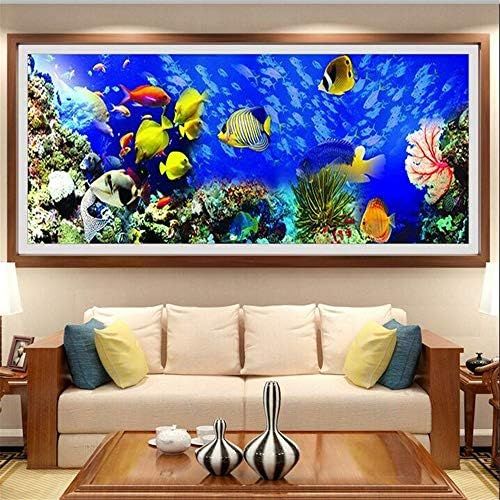  Brand: LucaSng LucaSng DIY Diamond Painting Kit with 5D Rhinestone Pictures Handmade Adhesive Picture Embroidery Painting Digital Sets Wall Decoration Full Drill