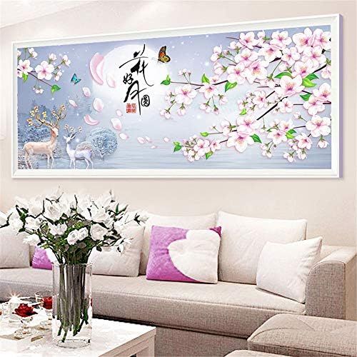  Brand: LucaSng LucaSng DIY 5D Diamond Painting DIY Crystal Rhinestone Embroidery Diamond Handmade Cross Stitch Wall Decoration, 150x60cm