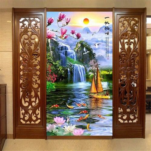  Brand: LucaSng LucaSng 5D Diamond Painting Full Drill Set, DIY Diamond Painting Cross Stitch Diamond Decoration for Home Wall Decor, 120x60cm