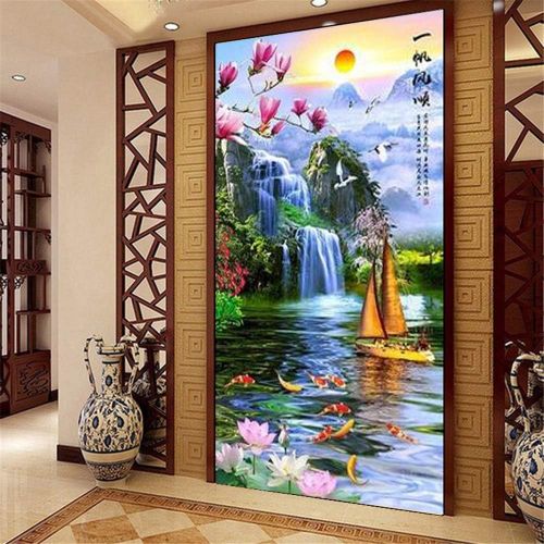  Brand: LucaSng LucaSng 5D Diamond Painting Full Drill Set, DIY Diamond Painting Cross Stitch Diamond Decoration for Home Wall Decor, 120x60cm