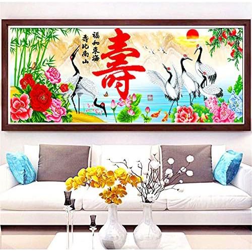  Brand: LucaSng LucaSng DIY 5d Diamond Painting Kits, 5D Diamond Painting Family Drilling Full Crystal Rhinestone Embroidery Cross Stitch Art Craft Home Wall Decoration, 150x60cm