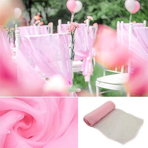  Brand: LucaSng LucaSng Organza Bow Chair Bows Chair Covers Chair Sash Wedding Banquet Party Decoration Ribbon Ribbon Anniversary