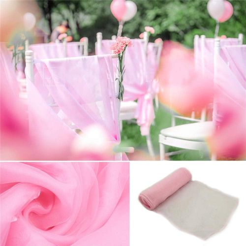  Brand: LucaSng LucaSng Organza Bow Chair Bows Chair Covers Chair Sash Wedding Banquet Party Decoration Ribbon Ribbon Anniversary