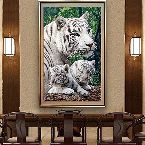  Brand: LucaSng LucaSng DIY 5D Diamond Painting,Diamonds Painting Embroidery Cross Stitch Tiger Arts Craft for Home Wall Decor Full Cover