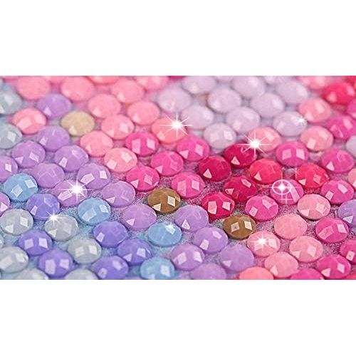  Brand: LucaSng LucaSng DIY 5d Diamant malerei Kits, Kaninchen mit Kranz, Diamont Painting Strass Stickerei Kreuzstich Arts Craft Decor fuer Wohnzimmer Kinderzimmer (70 x 100 cm)