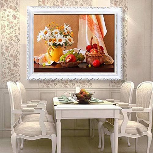  Brand: LucaSng LucaSng 5D DIY Diamond Painting Full Drill Diamant-Malerei - Obst und Blumen - Crystal Strass Stickerei Kreuzstich Mosaik Handwerk Wand-Dekoration (60 x 40 cm)