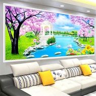 Brand: LucaSng LucaSng 5D Diamond Painting Set Mosaic DIY Diamond Painting by Numbers Cross Stitch Kit for Home Wall Decor, 150x60cm