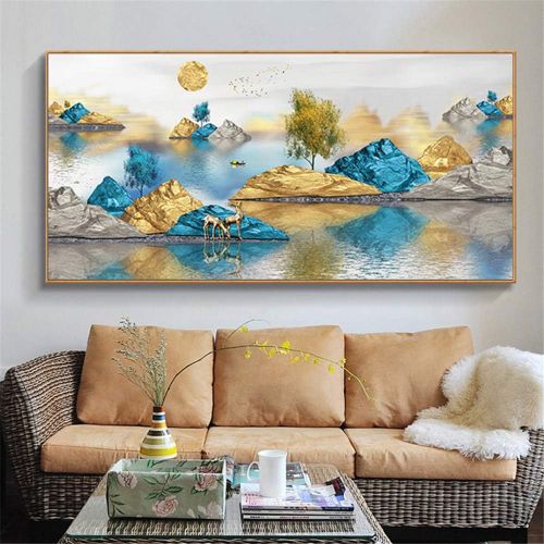  Brand: LucaSng LucaSng DIY Diamond Painting Full Drill 5D Diamond Painting, Handmade Large Adhesive Picture Beautiful Natural Landscape Decor,Embroidery Painting Cross Stitch Wall Decoration 120