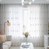 Brand: LucaSng LucaSng Pack of 2 Voile Curtains Transparent Eyelet Curtains for Bedroom Babyroom Living Room
