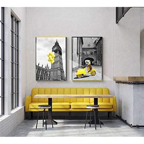  Brand: LucaSng LucaSng Set of 3 Design Poster Wall Pictures Black and White Architectural Umbrella Without Frame Wall Picture Print Pictures Art Poster Decoration for Living Room
