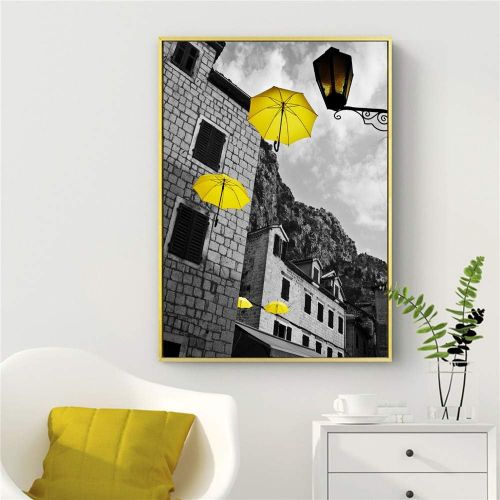  Brand: LucaSng LucaSng Set of 3 Design Poster Wall Pictures Black and White Architectural Umbrella Without Frame Wall Picture Print Pictures Art Poster Decoration for Living Room