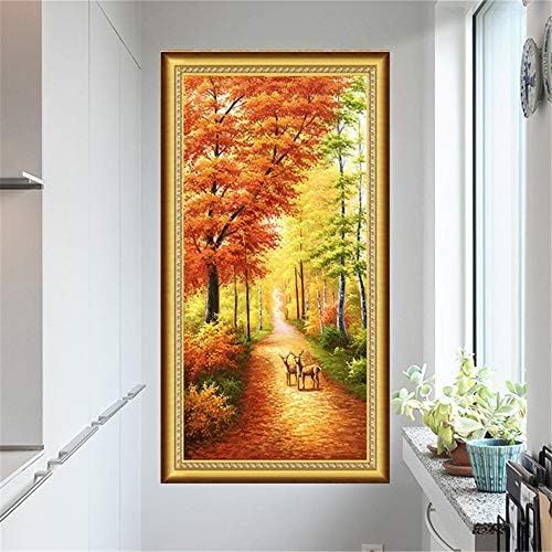  Brand: LucaSng LucaSng DIY 5D Diamond Painting DIY Crystal Rhinestone Embroidery Diamond Handmade Cross Stitch Wall Decoration, 70*120cm