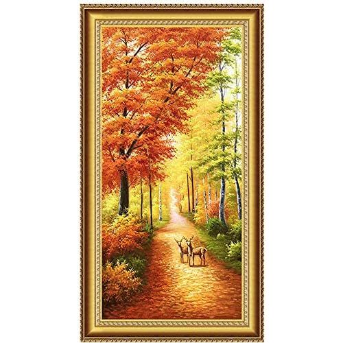  Brand: LucaSng LucaSng DIY 5D Diamond Painting DIY Crystal Rhinestone Embroidery Diamond Handmade Cross Stitch Wall Decoration, 70*120cm