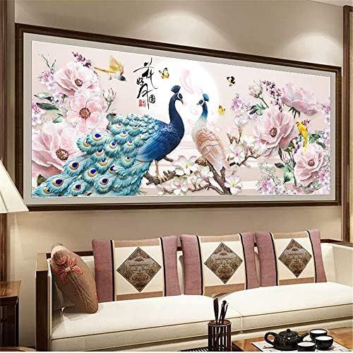  Brand: LucaSng LucaSng DIY 5D Diamant Painting Full Set, Crystal Strass Stickerei Painting Diamond Dekoration Fuer Home Wall Decor (150 * 60cm)