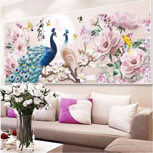  Brand: LucaSng LucaSng DIY 5D Diamant Painting Full Set, Crystal Strass Stickerei Painting Diamond Dekoration Fuer Home Wall Decor (150 * 60cm)