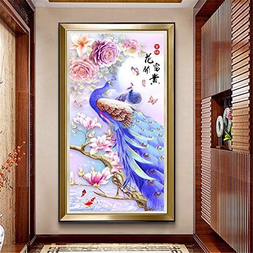  Brand: LucaSng LucaSng Diamond Painting Dragon Diamond Painting DIY 5D Full Crystal Rhinestone Embroidery Pictures Living Room Decor, 70*120cm