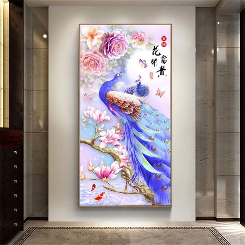  Brand: LucaSng LucaSng Diamond Painting Dragon Diamond Painting DIY 5D Full Crystal Rhinestone Embroidery Pictures Living Room Decor, 70*120cm