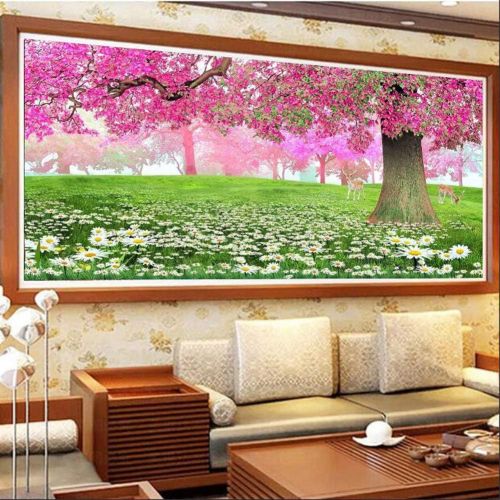  Brand: LucaSng LucaSng DIY Diamond Painting Kit, Full Drill Diamond Painting Rhinestone Pictures Handmade Adhesive Picture Embroidery Digital Sets Wall Decoration, 150 x 60 cm