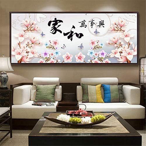  Brand: LucaSng LucaSng Diamond Painting Set,5D Diamond Painting Art Full Drill Embroidery Large Pictures Painting by Numbers Magnolia Flower Butterfly