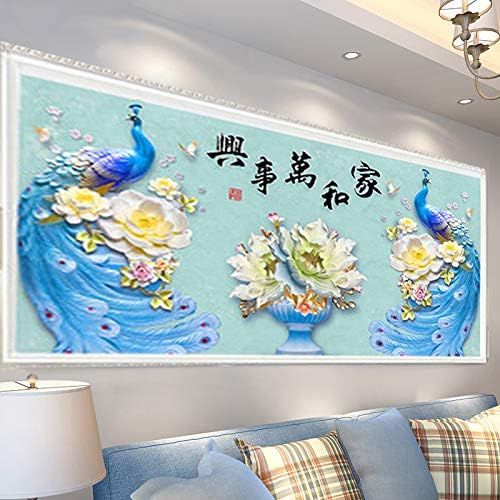  Brand: LucaSng LucaSng DIY 5D Diamond Embroidery Paintings, Diamond Painting Embroidery Kit, Peacock Cross Stitch Arts Craft Full Images Large for Home Wall Decor